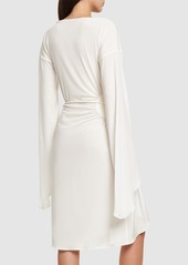 Tom Ford Jersey Wrap Midi Dress