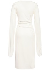 Tom Ford Jersey Wrap Midi Dress