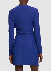 Tom Ford Jersey Wrap Mini Dress