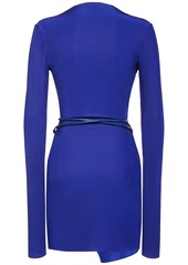 Tom Ford Jersey Wrap Mini Dress