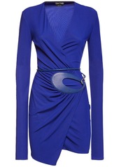 Tom Ford Jersey Wrap Mini Dress