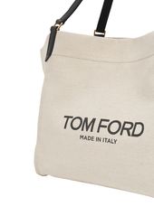 Tom Ford Large Amalfi Canvas Tote Bag