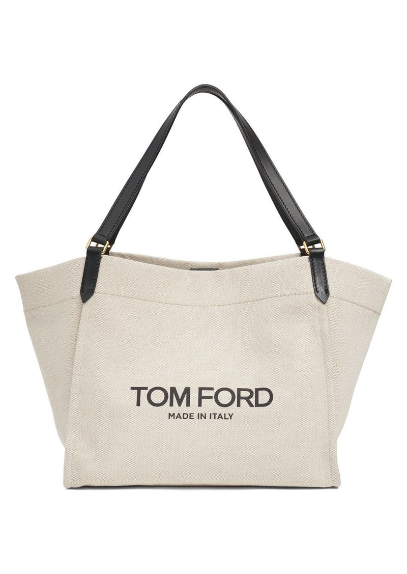 Tom Ford Large Amalfi Canvas Tote Bag