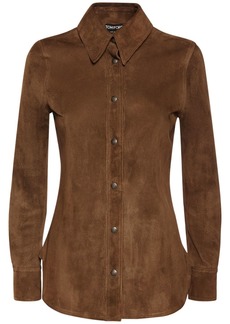 Tom Ford Leather & Suede Shirt