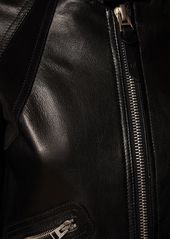 Tom Ford Leather & Suede Zipped Crop Biker Jacket