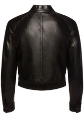 Tom Ford Leather & Suede Zipped Crop Biker Jacket