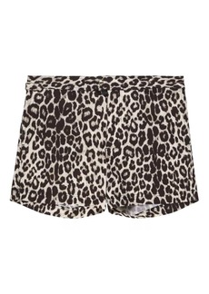 Tom Ford leopard-print swim shorts