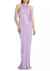 Tom Ford Light Lustrous Halter Gown