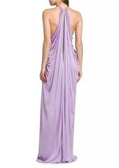 Tom Ford Light Lustrous Halter Gown