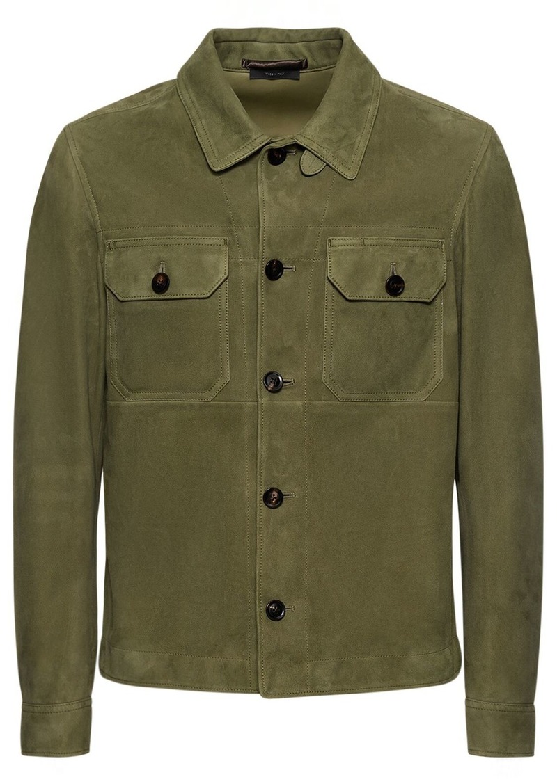 Tom Ford Lightweight Suede Outershirt