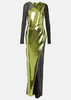 Tom Ford Liquid sequin and tulle gown