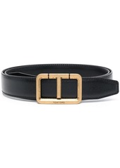 Tom Ford logo-buckle leather belt