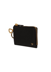 Tom Ford Logo Leather Cardholder W/ Keyring