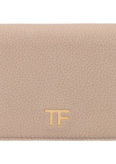 Tom Ford Logo Leather Combat Zip Wallet