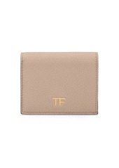 Tom Ford Logo Leather Combat Zip Wallet