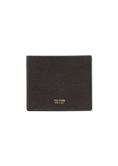 Tom Ford logo-lettering grained leather wallet