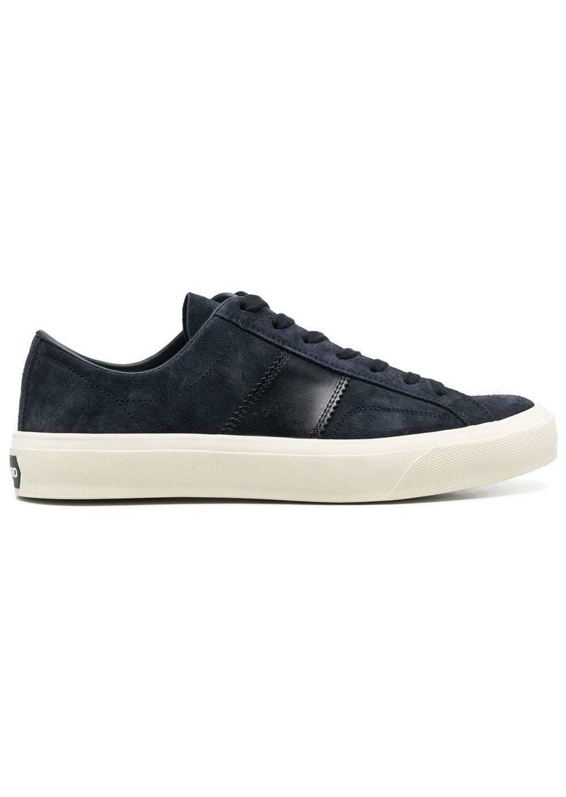 Tom Ford logo-patch lace-up sneakers