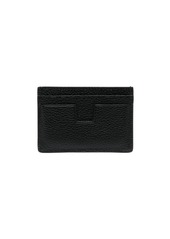 Tom Ford logo-plaque leather cardholder