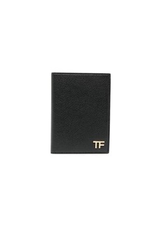 Tom Ford logo-plaque leather wallet