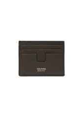 Tom Ford logo-print leather card wallet