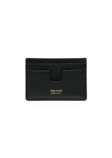 Tom Ford logo-print leather cardholder