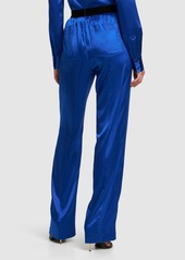 Tom Ford Logo Silk Satin Pajama Pants