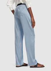 Tom Ford Logo Silk Satin Pajama Pants