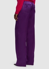 Tom Ford Logo Silk Satin Pajama Pants