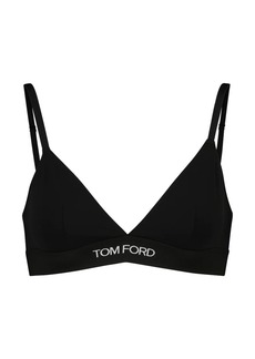 Tom Ford Logo stretch-jersey triangle bra