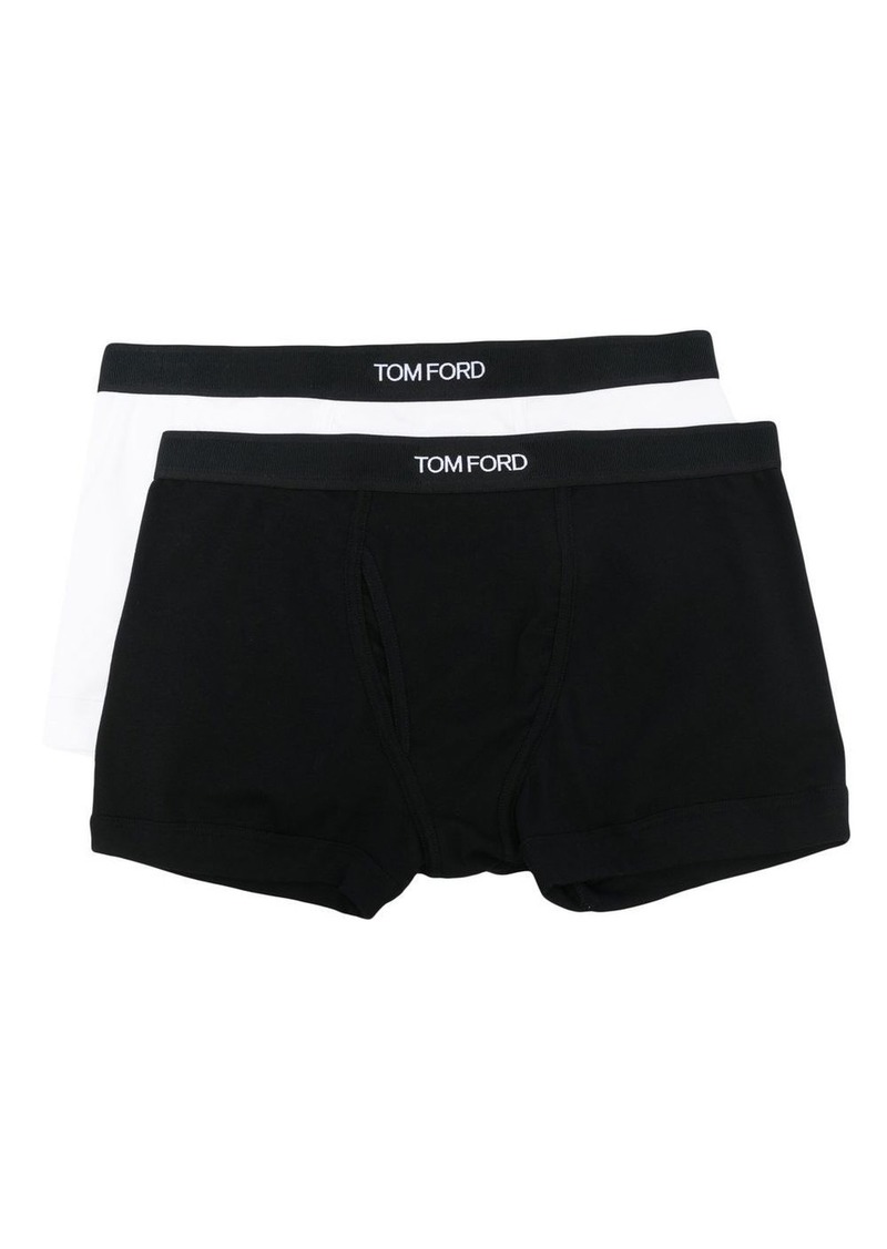 Tom Ford logo-tape detail boxers