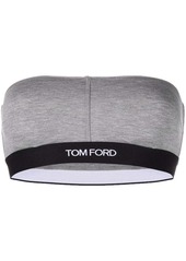 Tom Ford logo-underband bandeau bra