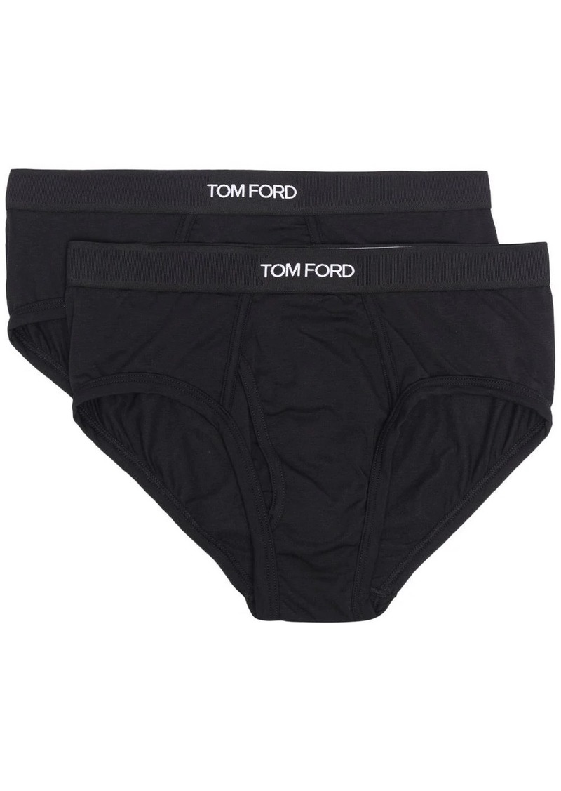 Tom Ford logo-waistband briefs (pack of 2)