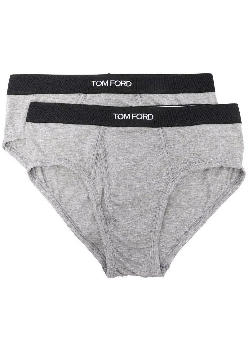 Tom Ford logo-waistband briefs (pack of 2)