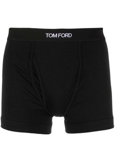 Tom Ford logo-waistband cotton-stretch boxer shorts