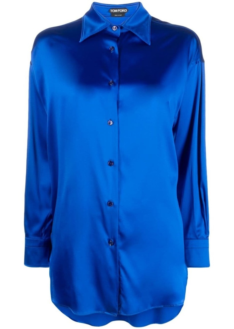 Tom Ford long-sleeve silk shirt