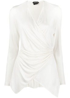 Tom Ford long-sleeve stretch blouse