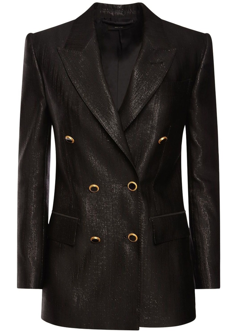 Tom Ford Lurex Wool Blend Jacket