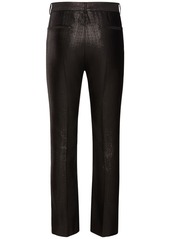 Tom Ford Lurex Wool Blend Midrise Straight Pants