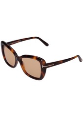 Tom Ford Maeve Butterfly Acetate Sunglasses