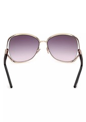 Tom Ford Marta 62MM Round Sunglasses