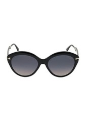 Tom Ford Maxine 56MM Cat Eye Sunglasses