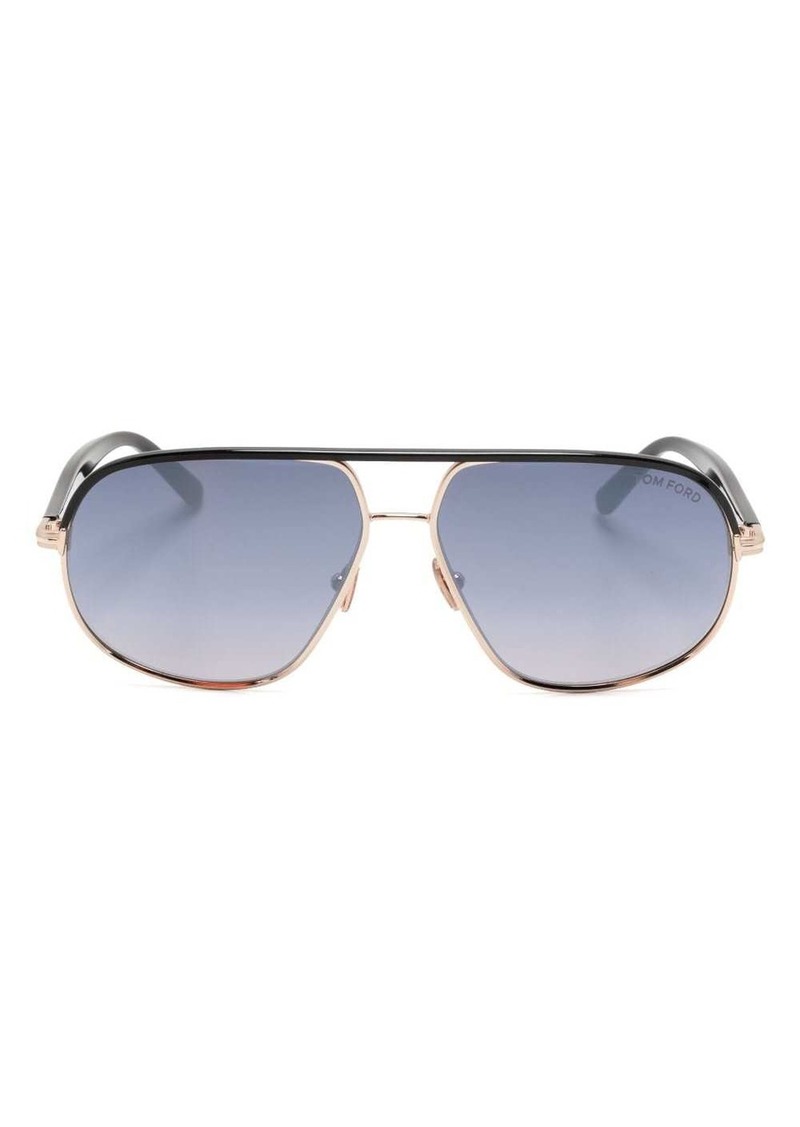 Tom Ford Maxwell pilot-frame sunglasses