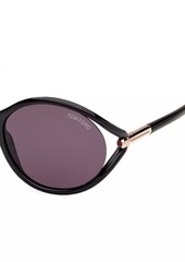 Tom Ford Melody 59MM Oval Sunglasses