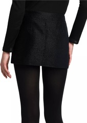 Tom Ford Metallic Silk-Blend Boucle Miniskirt