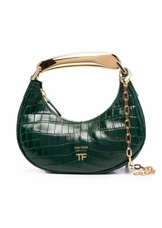 Tom Ford mini Bianca crocodile-embossed shoulder bag
