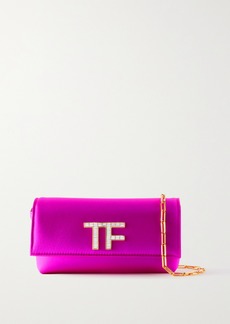 Tom Ford Mini Embellished Satin Shoulder Bag
