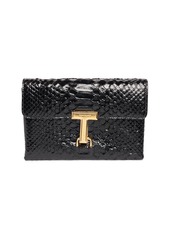 Tom Ford Mini Monarch Glossy Embossed Leather Bag