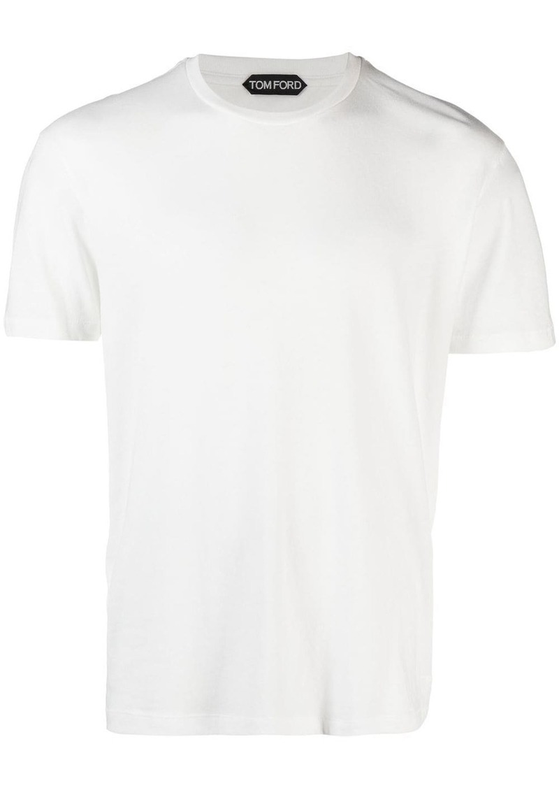 Tom Ford mélange-effect short-sleeve T-shirt
