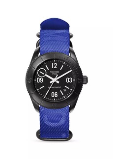 Tom Ford Ocean Plastics Sport Stainless Steel Strap Watch