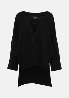 Tom Ford Off-shoulder cashmere and cotton sweater